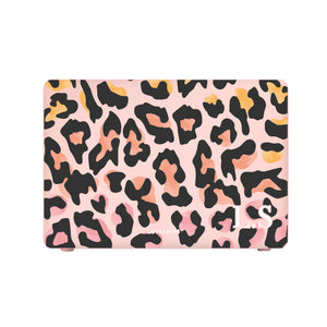 Personalised Coloured Leopard Matte Pink MacBook Case