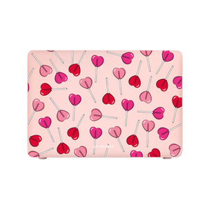 
            
                Load image into Gallery viewer, Lollipop Love Matte Pink MacBook Case
            
        