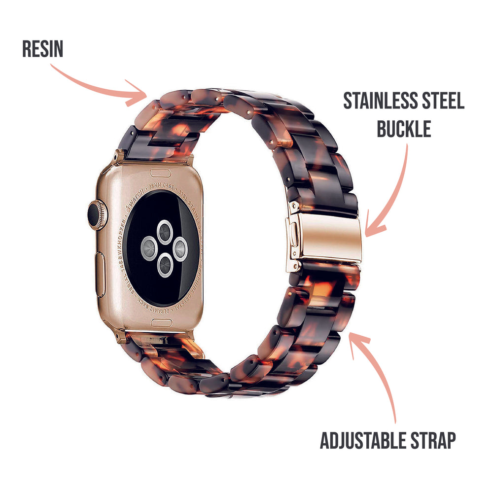 Statement Tortoise Shell Smartwatch Strap