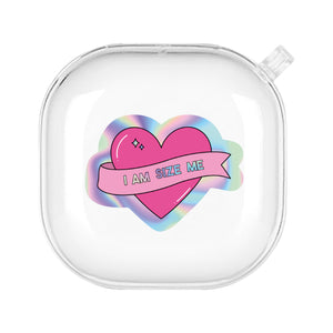 Scarletts_world_ x LoveCases Holographic Heart Galaxy Buds Case