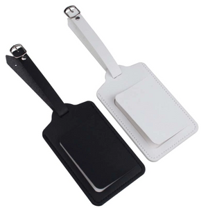 Black Personalised Luggage Tag