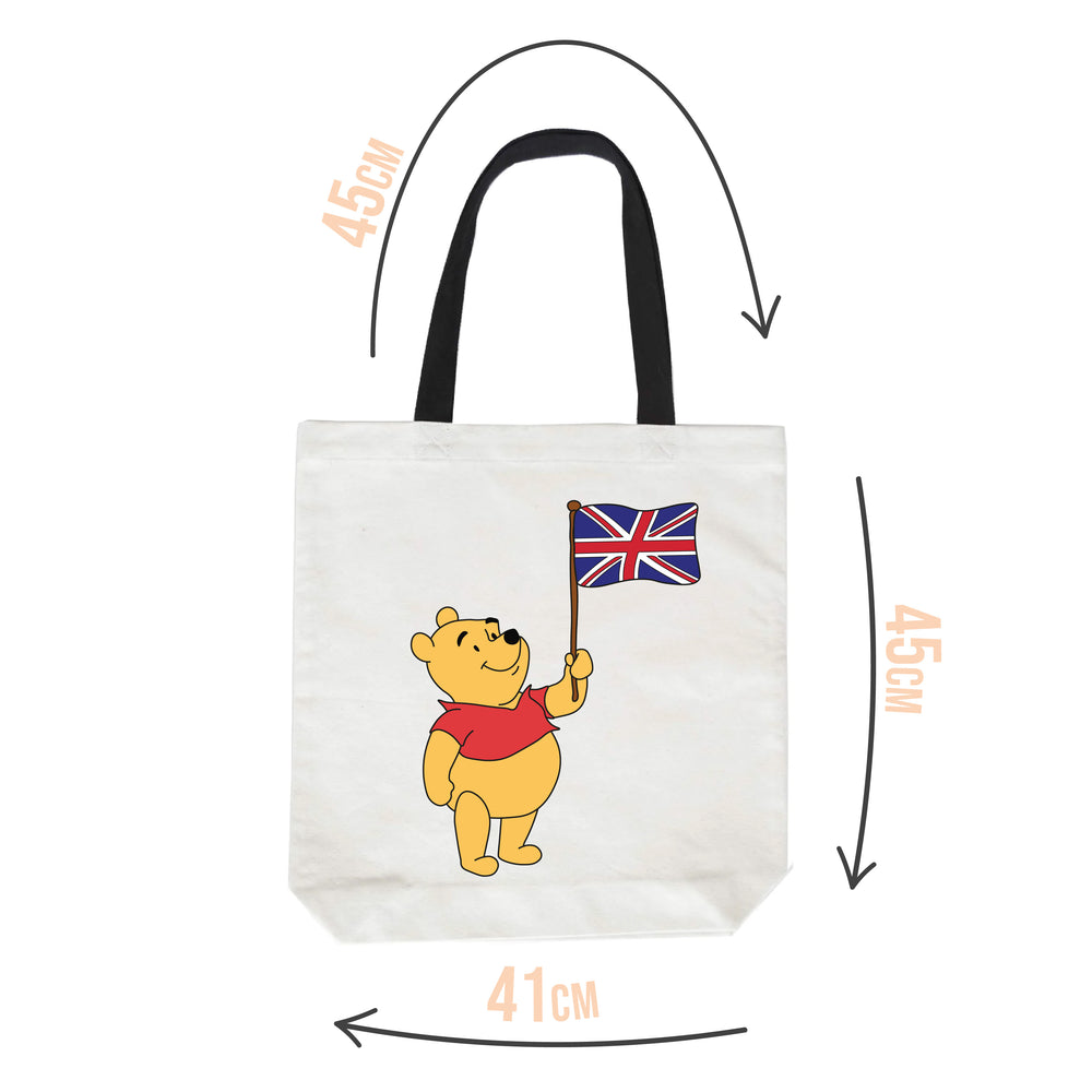 Winnie The Pooh Union Jack Shopper