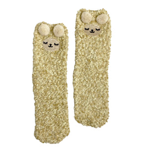 
            
                Load image into Gallery viewer, Lola the Llama Fluffy Socks
            
        