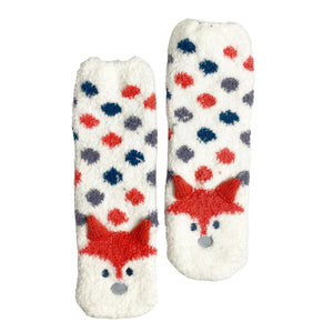 Felix the Fox Fluffy Socks