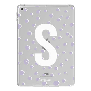 
            
                Load image into Gallery viewer, Personalised Purple Spots iPad Case
            
        