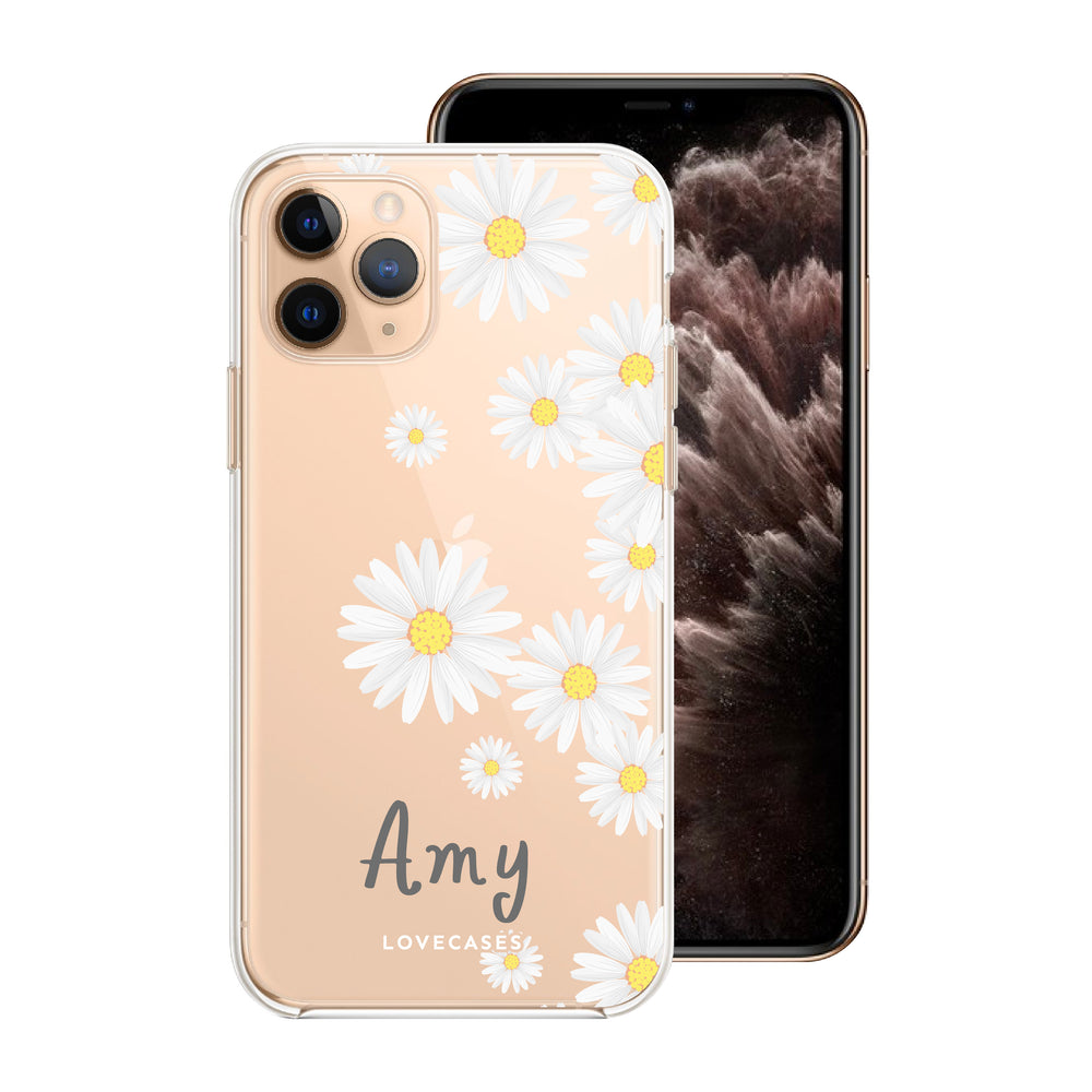 Personalised Scattered Daisy Phone Case