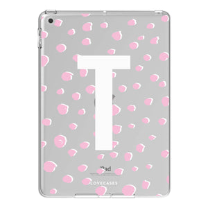 Personalised Pink Spots iPad Case