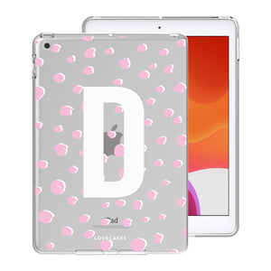Personalised Pink Spots iPad Case