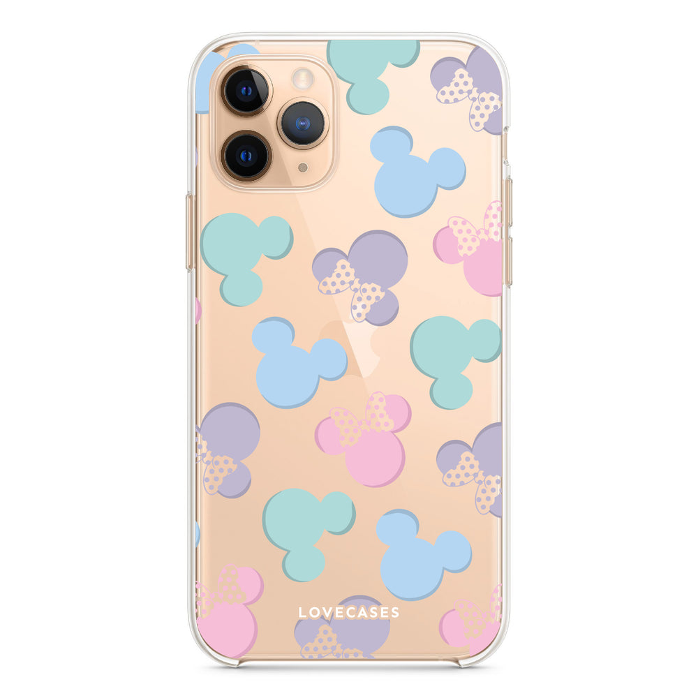 Pastel Mickey & Minnie Phone Case LoveCases Pastel Mickey & Minnie Phone Case LoveCases