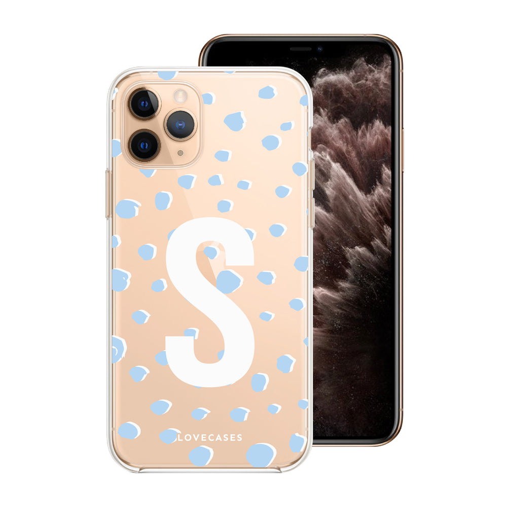 Personalised Blue Spots Phone Case