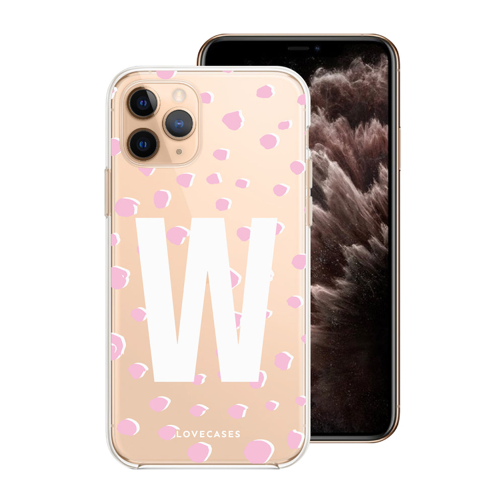 Personalised Pink Spots Phone Case