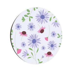 Spring Flowers Circle Coaster