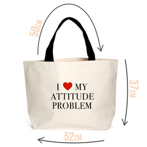 Attitude Problem Slogan Tote