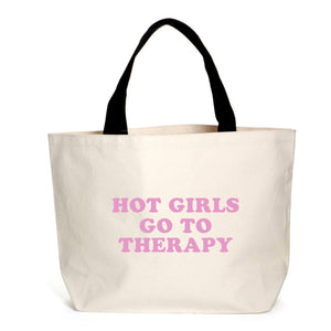 Hot Girls Slogan Tote