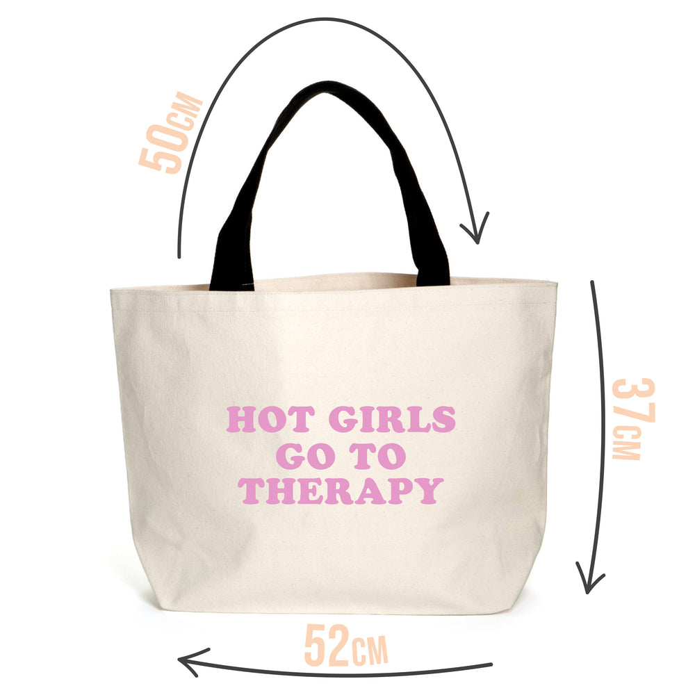 Hot Girls Slogan Tote