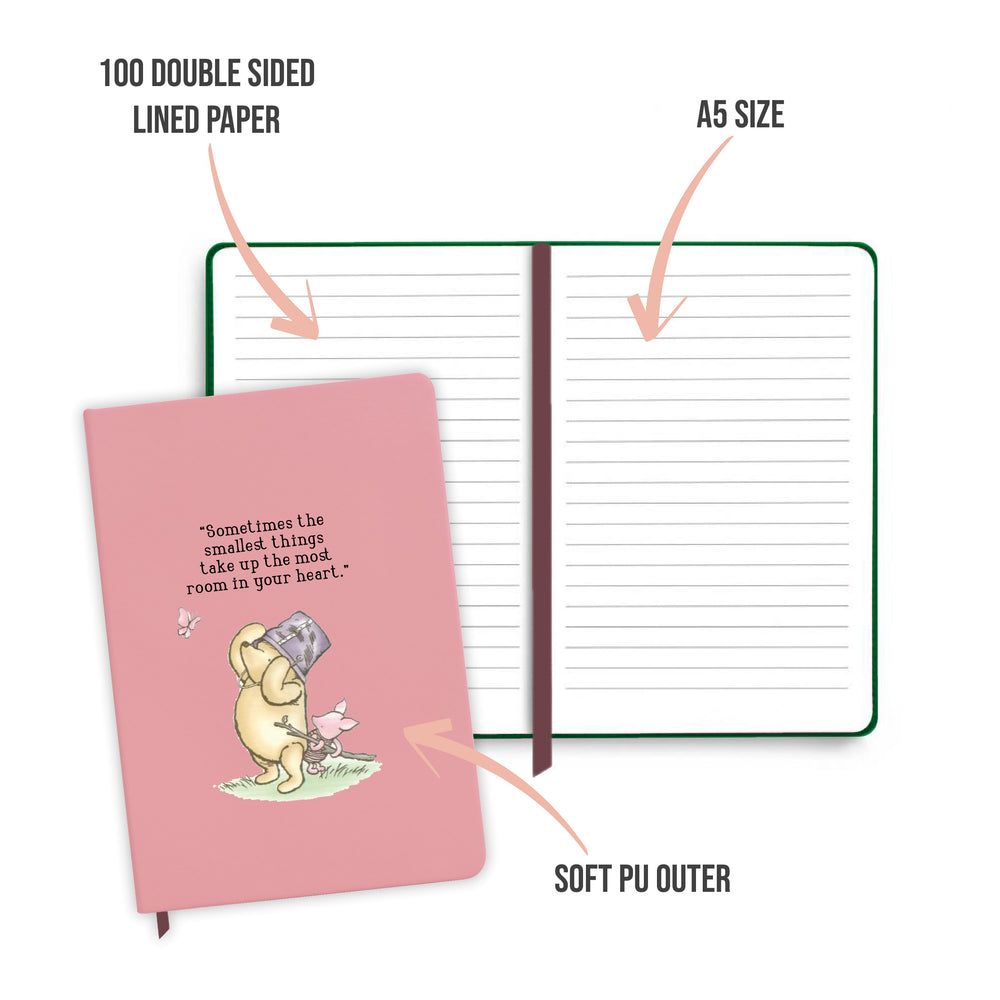 Winnie & Piglet Pink Notebook