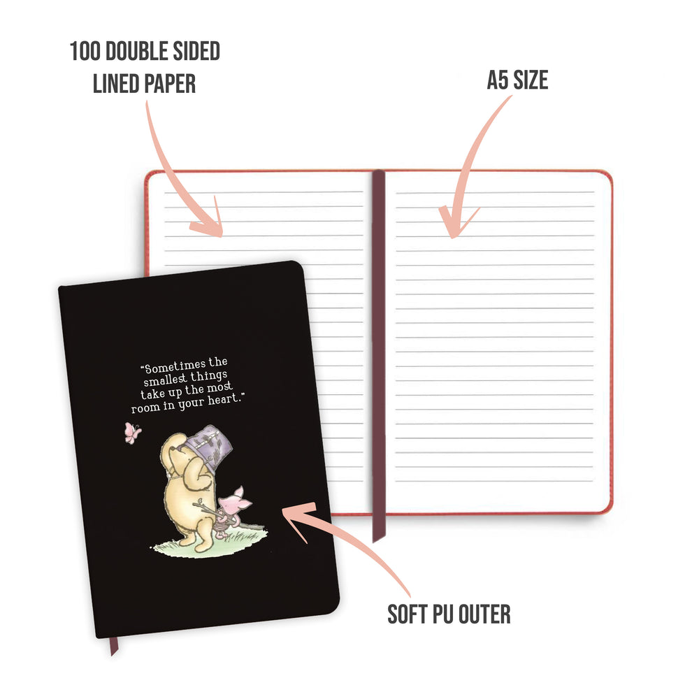 Vwin Notebooks Winnie & Piglet Black Notebook – LoveCases