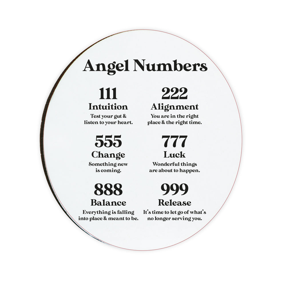 Angel Numbers Circle Coaster
