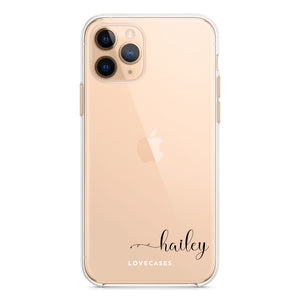 
            
                Load image into Gallery viewer, Personalised Black Minimalist Name Phone Case
            
        