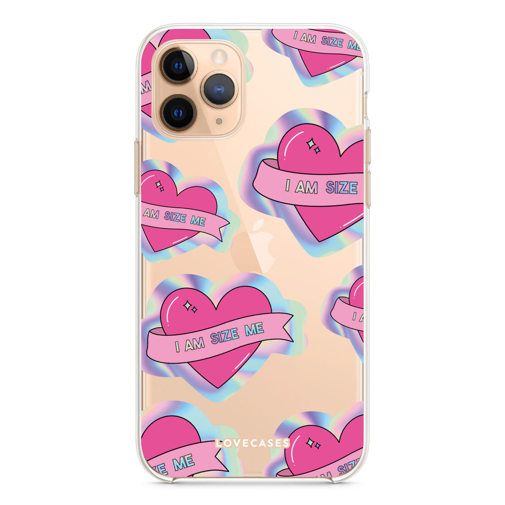
            
                Load image into Gallery viewer, Scarletts_world_ x LoveCases Holographic Heart Phone Case
            
        