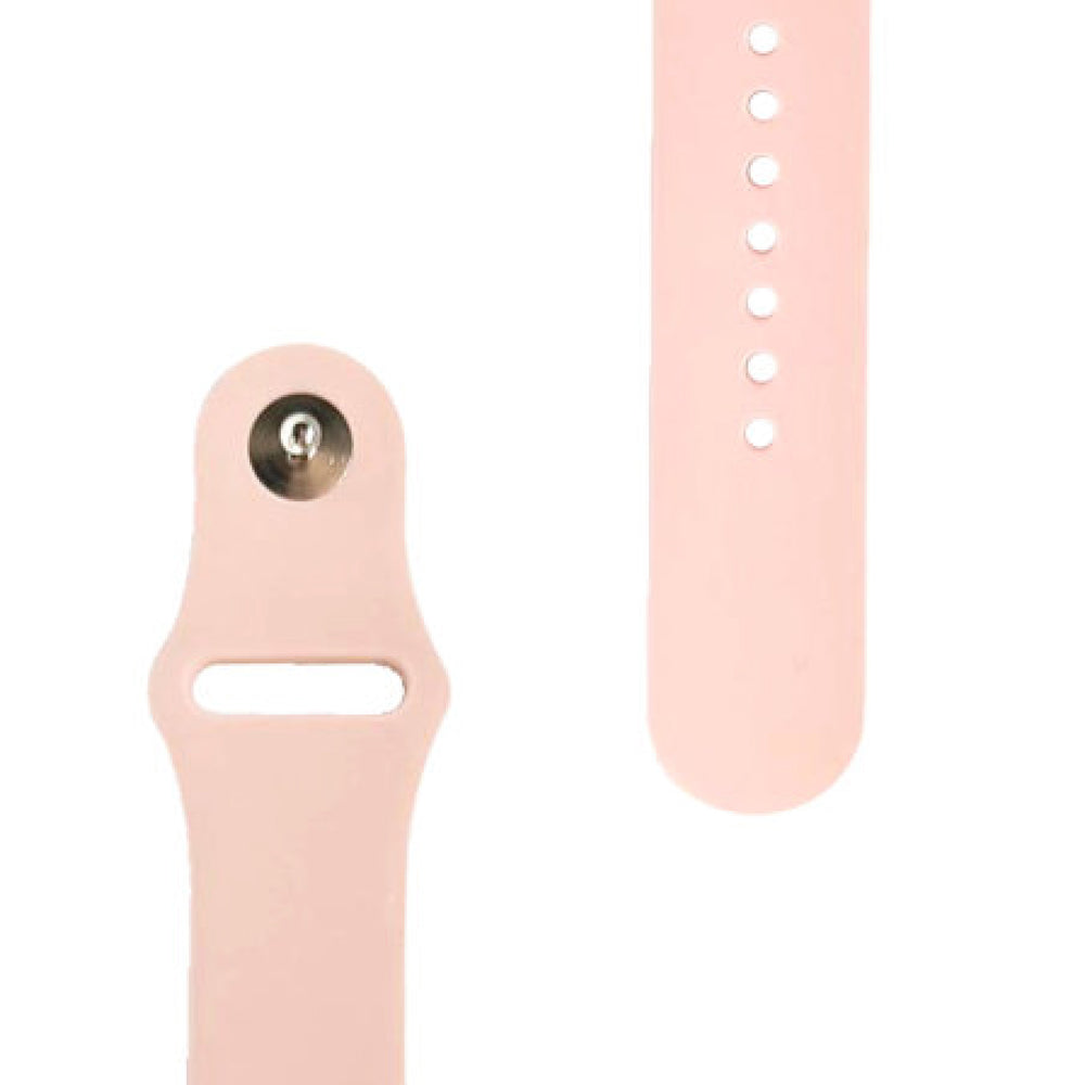 Apple Watch Pink Soft Silicone Strap