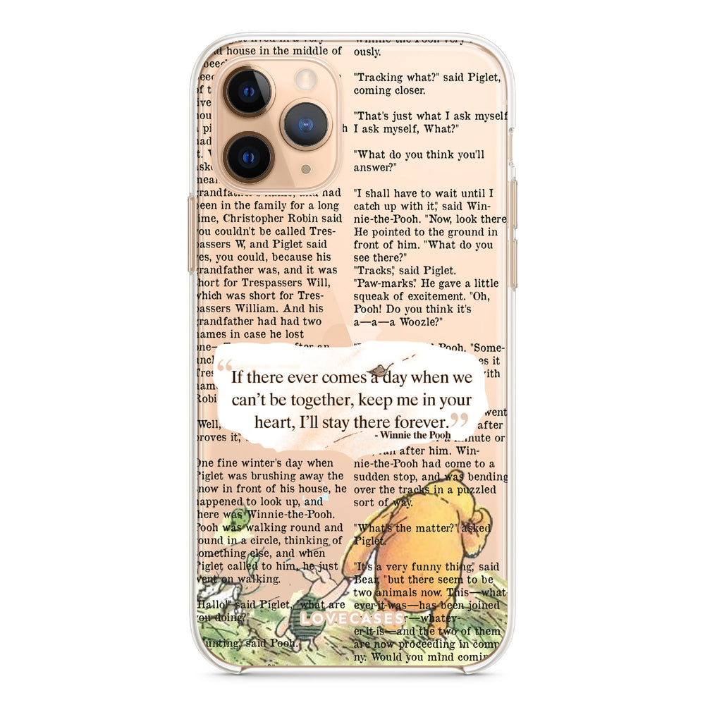 Vintage Winnie The Pooh Book Page Phone Case
