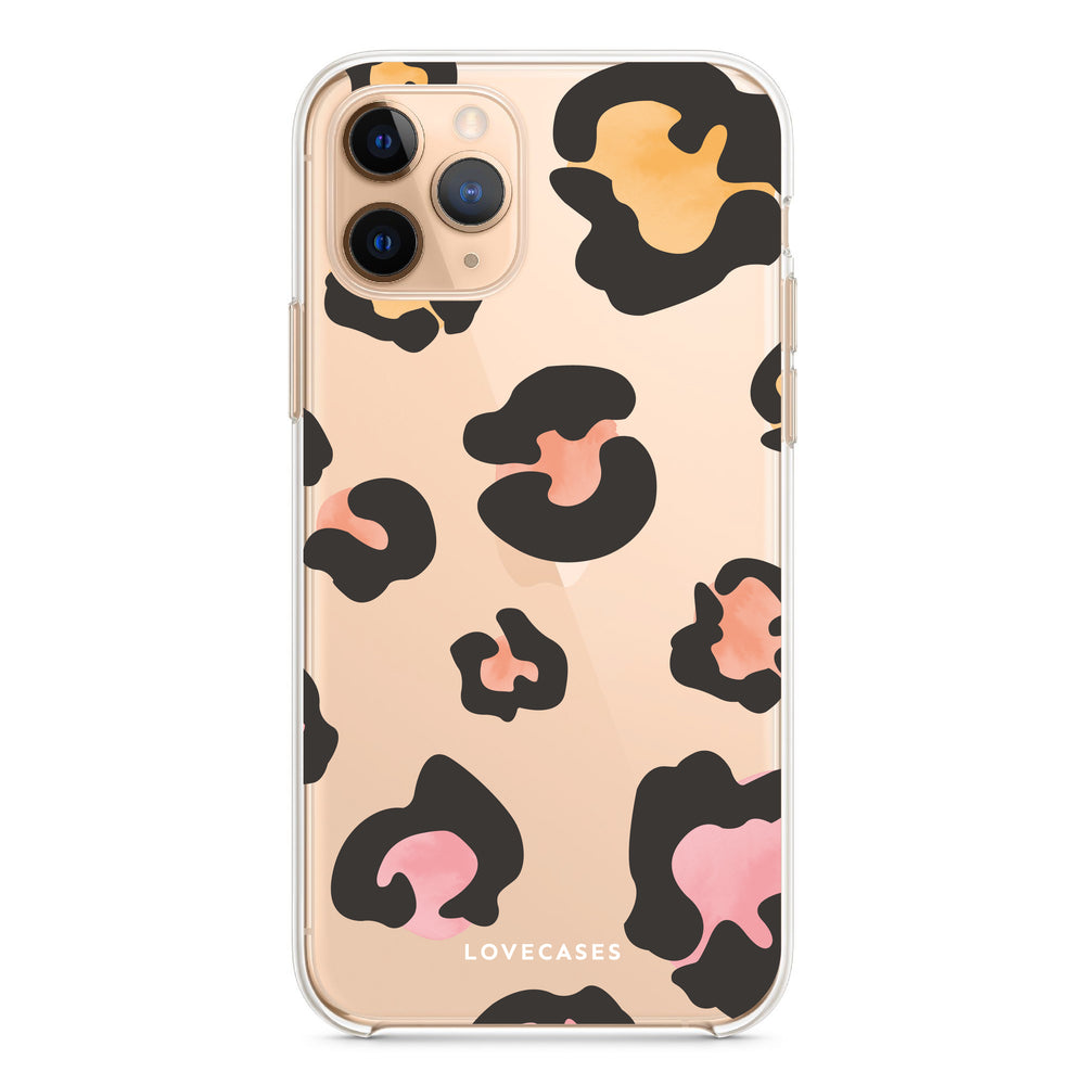 Colourful Leopard Print Phone Case