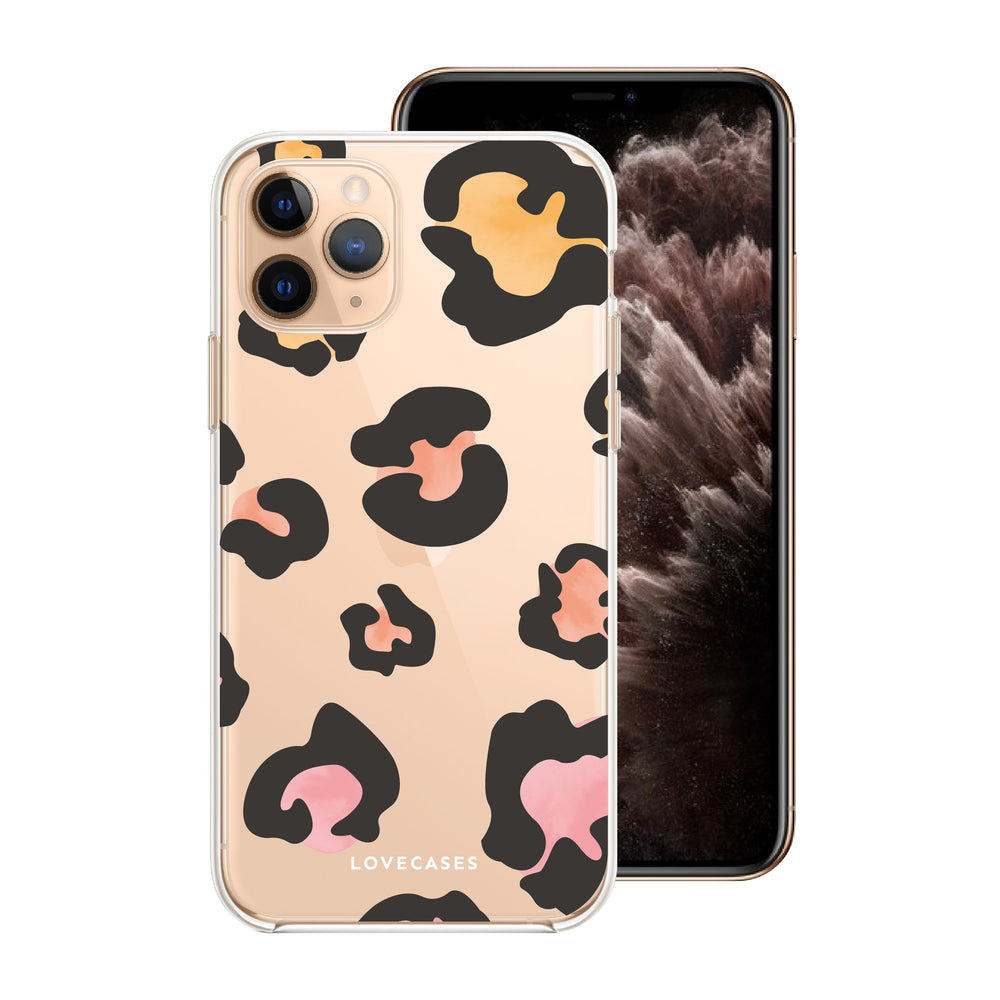 Colourful Leopard Print Phone Case